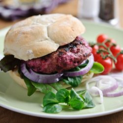 Lamb & Sweetfire Beetroot Burgers