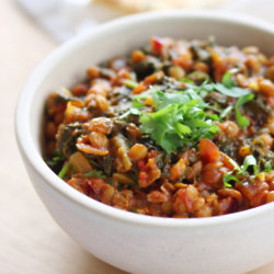 Lentil & Spinach Curry