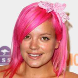 Lily Allen tried the pink look last year