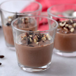 Healthy Mocha Hazelnut Mousse