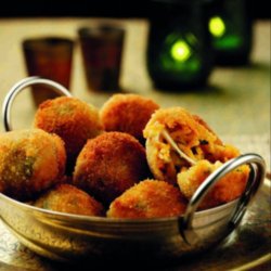 Sundried Tomato & Mozzarella Spiced Deep Fried Rice Balls