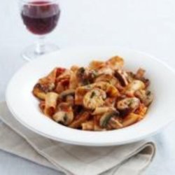 Mushroom And Red Wine Ragu With Pappardelle Pasta