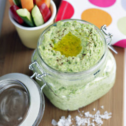 Green Pea Hummus Dip