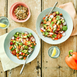 Chopped Salad With Savoury Chipotle Granola