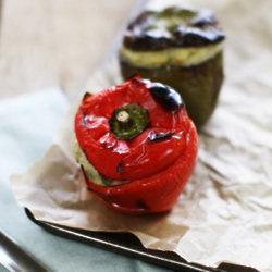 Spiced Potato Stuffed Peppers