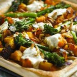 Tenderstem, Pumpkin & Pine Nut Tart