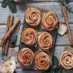 Pink Lady® Apple Roses In Puff Pastry