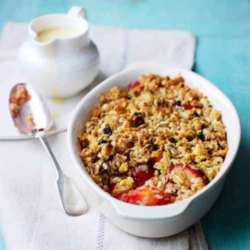 Plum Muesli Crumble