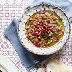 Rummaniyeh (Lentil & Aubergine Stew with Pomegranate Molasses)