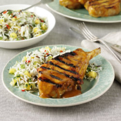 Carolina Style Pork With Pineapple Rice