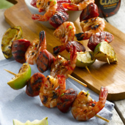 Prawn And Chorizo Skewers