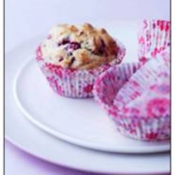 Raspberry and Banana Muffins