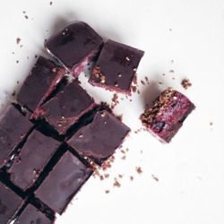 Raspberry, Coconut and Chocolate Slice