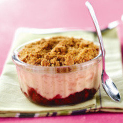 Raspberry Rice Crumble