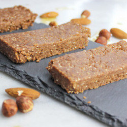 Raw Cacao Protein Bars (makes 12)