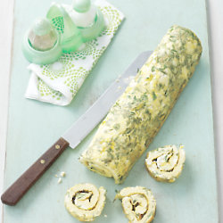 Feta And Herb Rolled Omelette