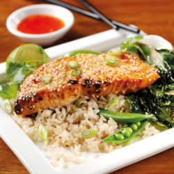 Salmon Teriyaki Rice Bowl