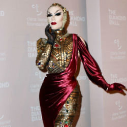 Sasha Velour at the Rihanna Diamond Ball 2018