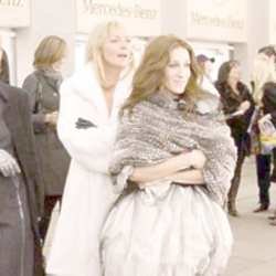 Kim Cattrall wears the fur coat in Sex and the City