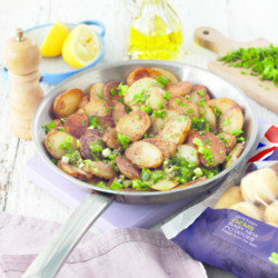 Sauté British Gems with Rustic Salsa Verde