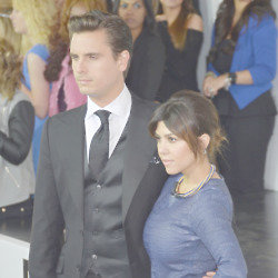 Kourtney Kardashian and Scott Disick