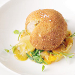 Simon Hulstone's Curried Chicken Kiev