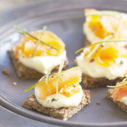 Smoked Salmon On Soda Bread