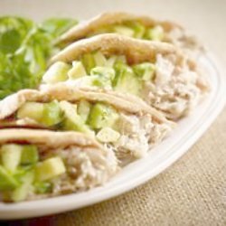 Smoked mackerel and horseradish cream with avocado relish