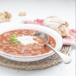 Spicy Bean and Tomato Soup