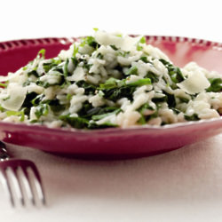 Spring Spinach and Parsley Risotto