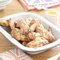 Sticky Coffee Chicken Wings