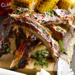 Sticky Maple Syrup Ribs