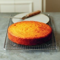 Sticky Orange Polenta Cake