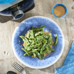 Sugar Snap Peas with Sesame Sauce