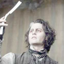 Johnny Depp is Sweeney Todd 