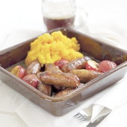 Sweet and Spicy Bangers and Mash