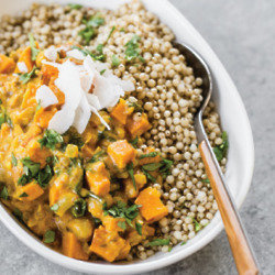 Sweet Potato, Chickpea and Spinach Coconut Curry