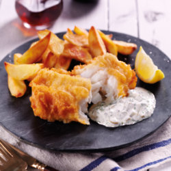 Tartar Sauce And Beer Battered Fish