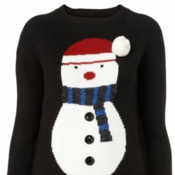 Topshop snowman jumper (£50)