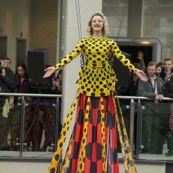 The designer dress was designed by Henry Holland