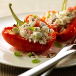 Tuscan Stuffed Red Peppers