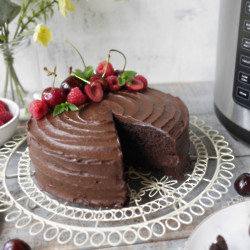 Express vegan chocolate cake