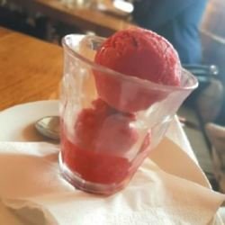 Vegan Strawberry Sorbet