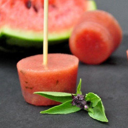 Watermelon-Lime-Basil Sicles