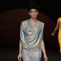 Daisy Lowe on the catwalk for Vivienne Westwood at London Fashion Week