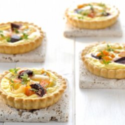 Winter vegetable tartlets